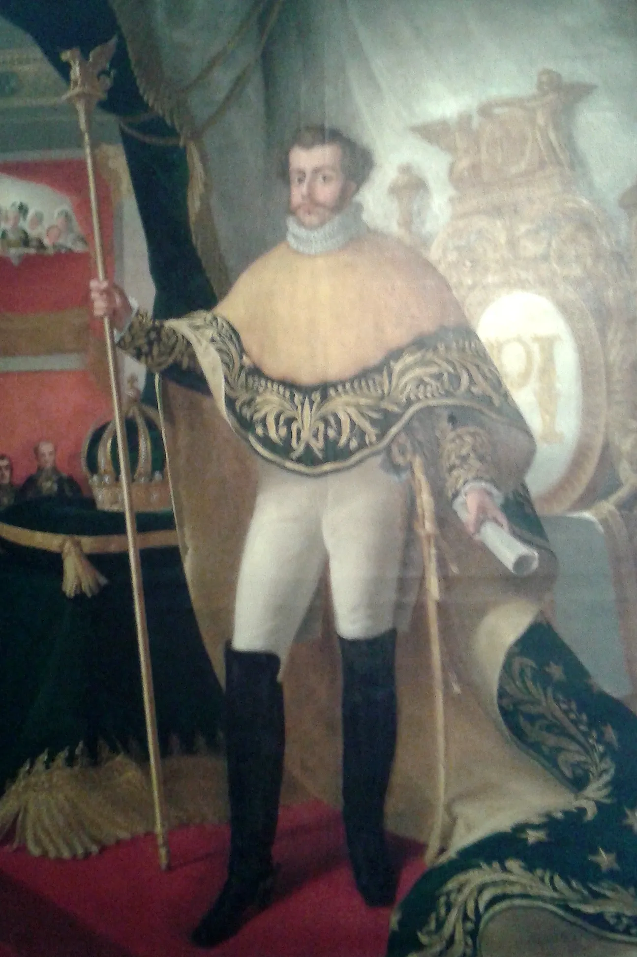 Retrato de D. Pedro I, o Imperador que perdeu o asfalto.